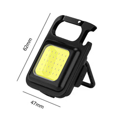 Mini Keychain Flashlights - 4 Light Modes Rechargeable Keychain Light