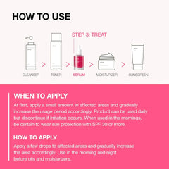Anua 10% Niacinamide+ 4% Tranexamic Acid Serum Korean Skin Care - 30ml Made in Korea