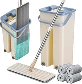 Double Sided Flat Mop with Bucket