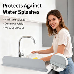 Silicone Sink Splash Guard With Suction