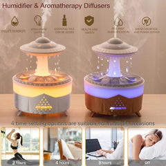 UFO Rain Drop Aroma Diffuser Humidifier Night light - 350ml