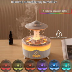 UFO Rain Drop Aroma Diffuser Humidifier Night light - 350ml