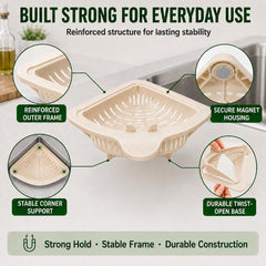 Magnetic Triangle Sink Strainer Basket