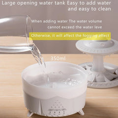 UFO Rain Drop Aroma Diffuser Humidifier Night light - 350ml