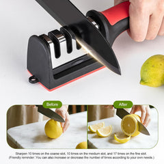 3-Stage Professional Knife Sharpener