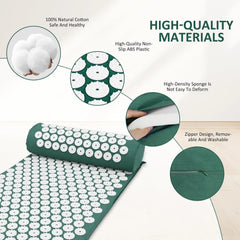 Acupressure Mat and Pillow Set