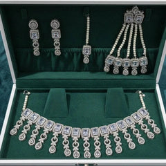 Zircon Necklace Set for Women – AD Super Design Premium Quality
