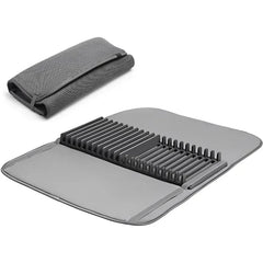 Dish Drying Mat with Drain Rack – Absorbent Kitchen Counter Mat