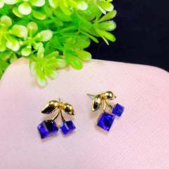 Crystal Stone Design Earrings