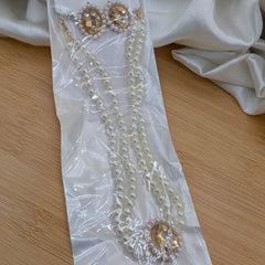 Pearl & Crystal Rhinestone Jewelry Set