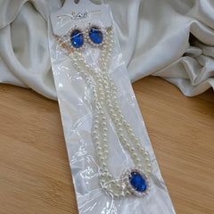 Pearl & Crystal Rhinestone Jewelry Set