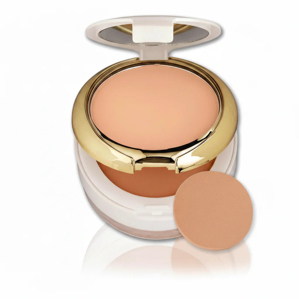MISS ROSE (3 in 1) Professional 3D Pearl Whitening Compact & Loose Powder - 45g