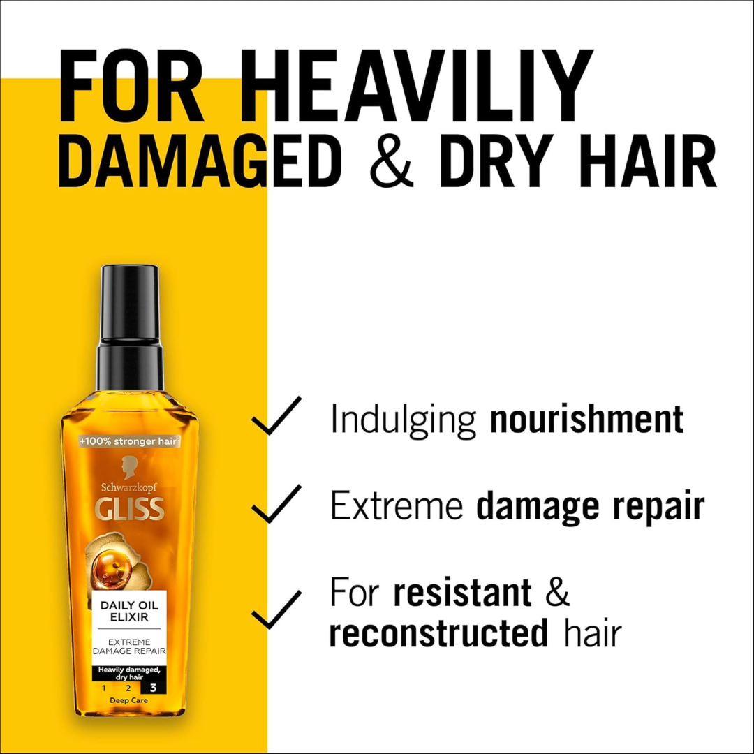 Schwarzkopf Gliss Serum Daily Oil Elixir 75ml