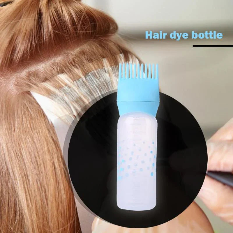 Empty Hair Dye Bottle -  Reusable With Applicator Brush Bottles - 120ml