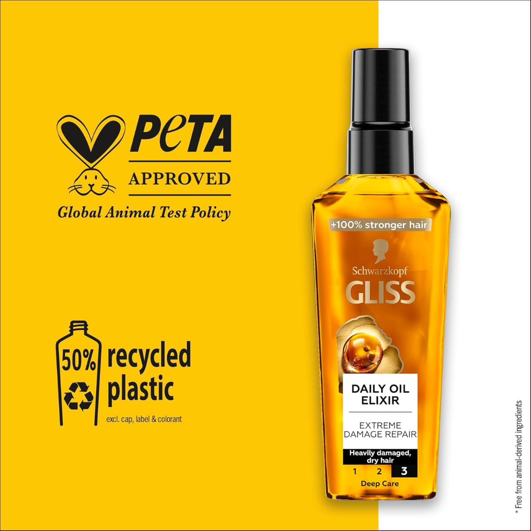 Schwarzkopf Gliss Serum Daily Oil Elixir 75ml