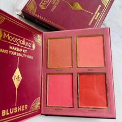 Mocallure 3 in 1 Makeup Kit Mini Palette Notebook Eyeshadow, Highlighter & Blusher