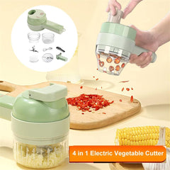 4 in 1 Electric Vegetable Cutter Set