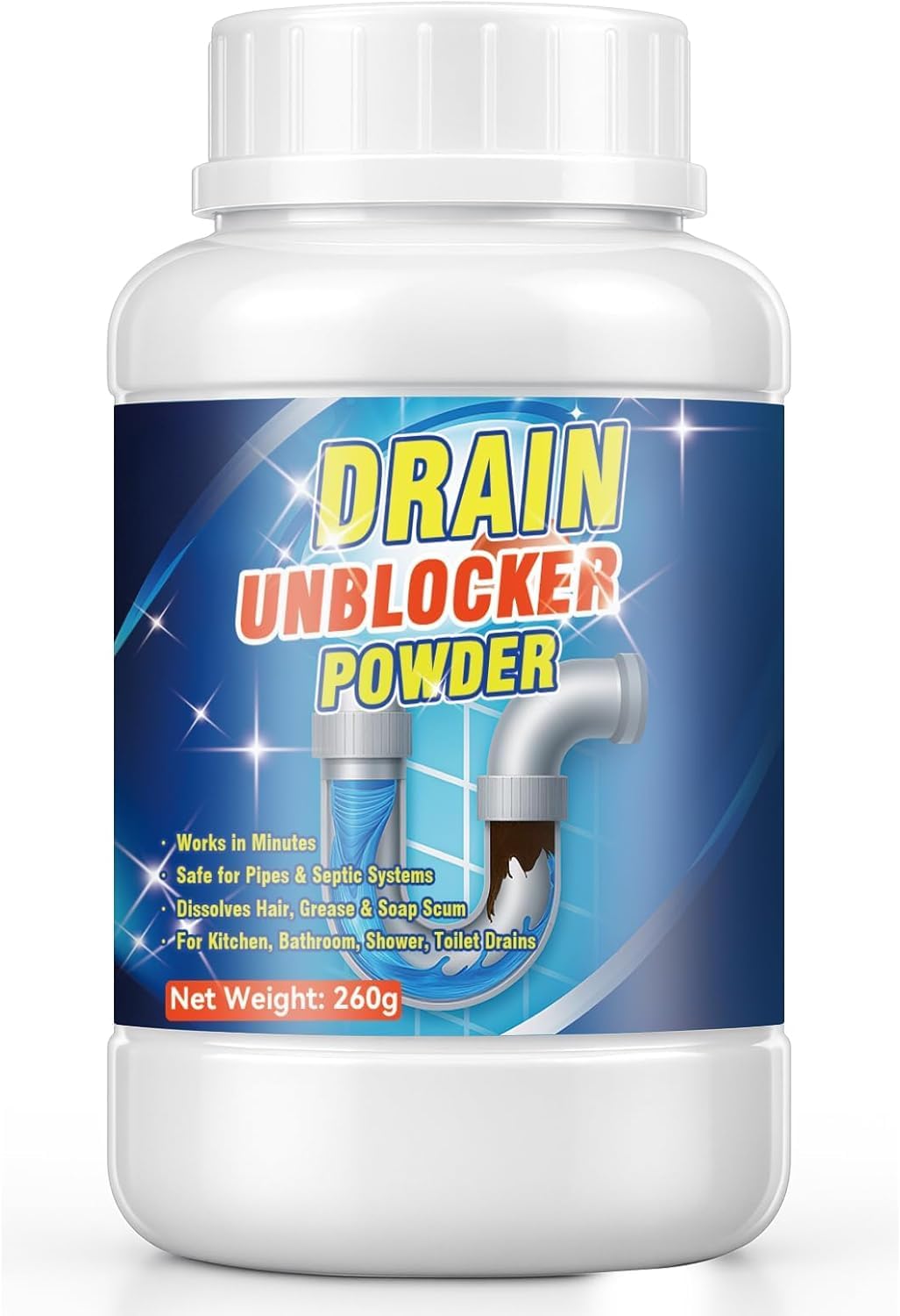 Sink and Drain Cleaner Powder