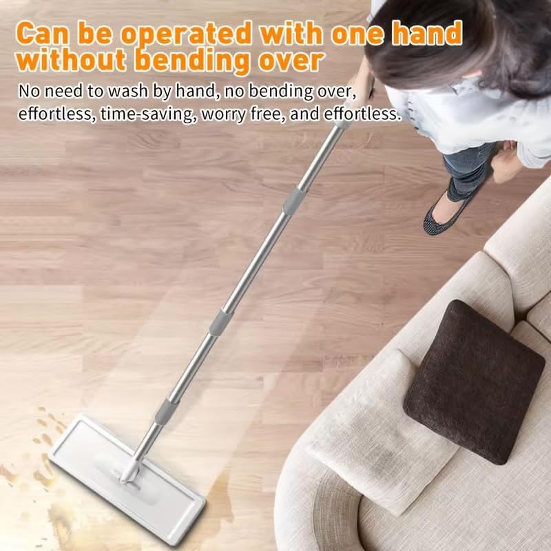 Double Sided Flat Mop with Bucket