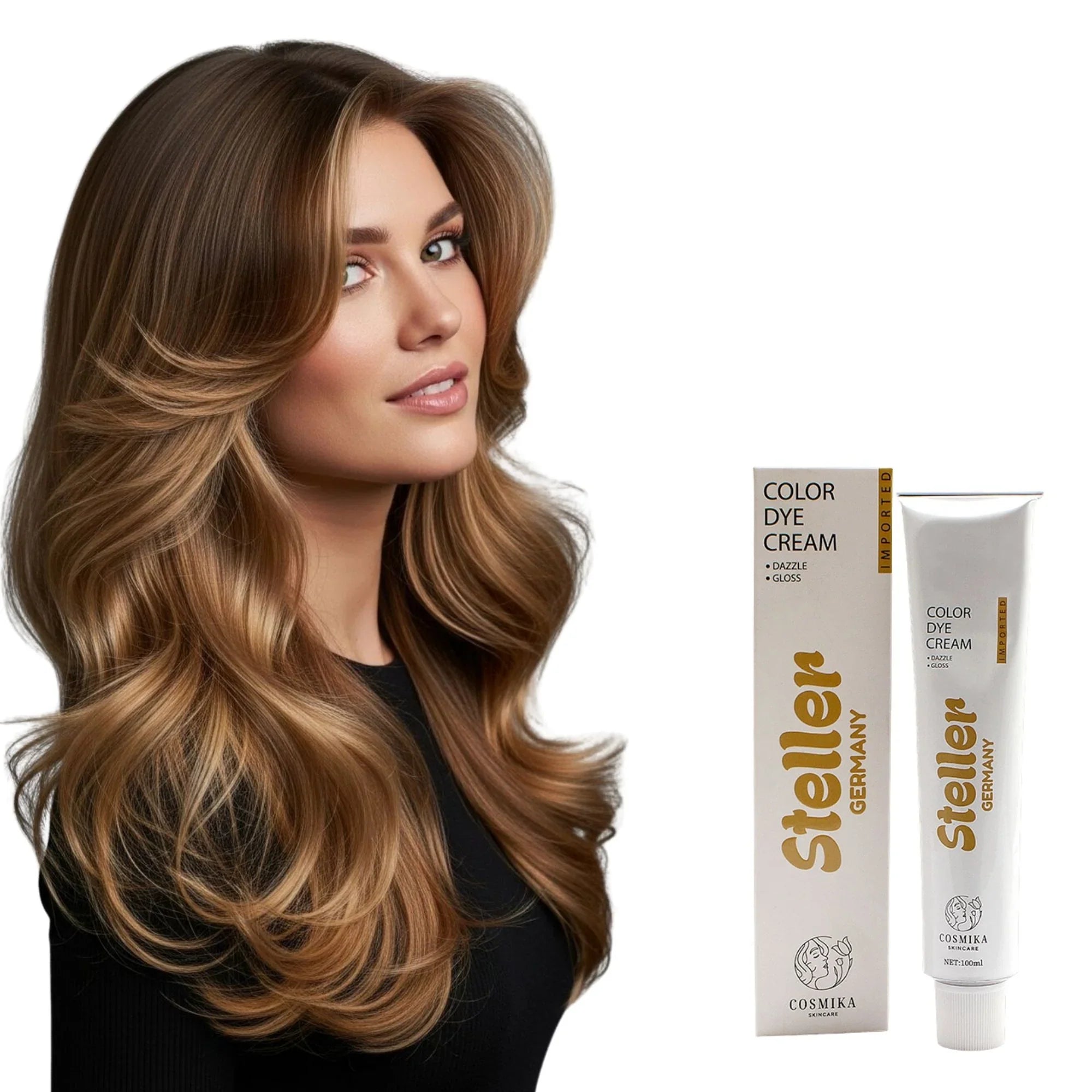 Steller Germany Color Dye Cream - 7 - Naturals Natural - 100ml