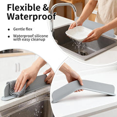 Silicone Sink Splash Guard With Suction