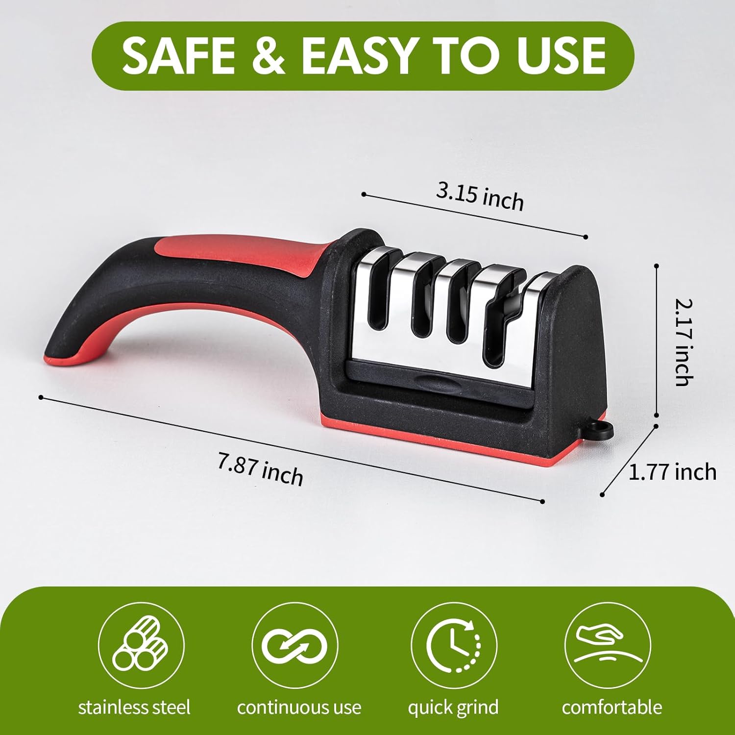 3-Stage Professional Knife Sharpener