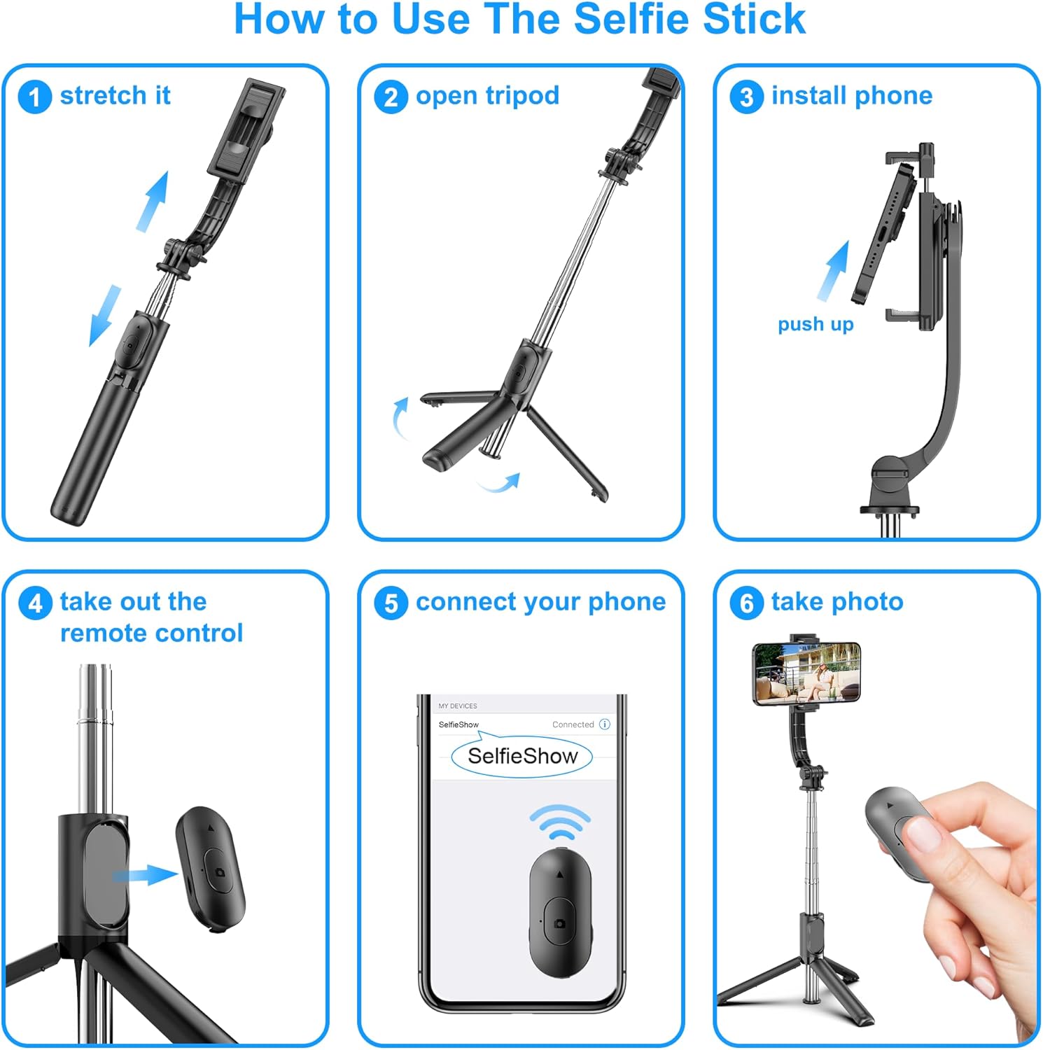 Tripod with Wireless Remote