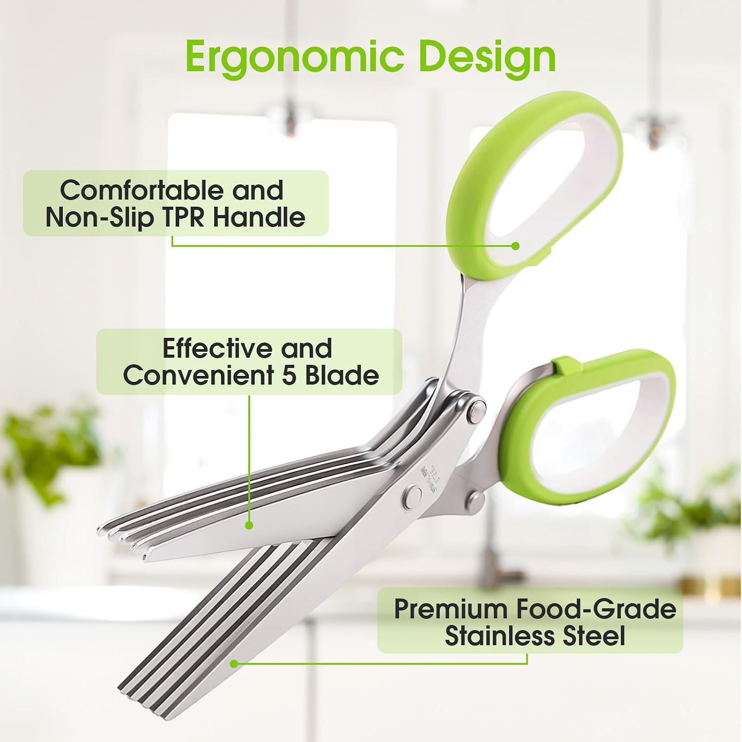 Multipurpose Cutting Scissors with 5 Blade