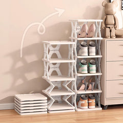 5 Tiers-Foldable Shoe Racks