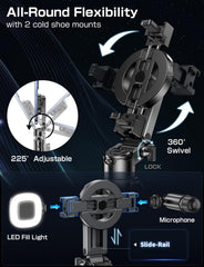 Portable 4-in-1 Phone Tripod Stand