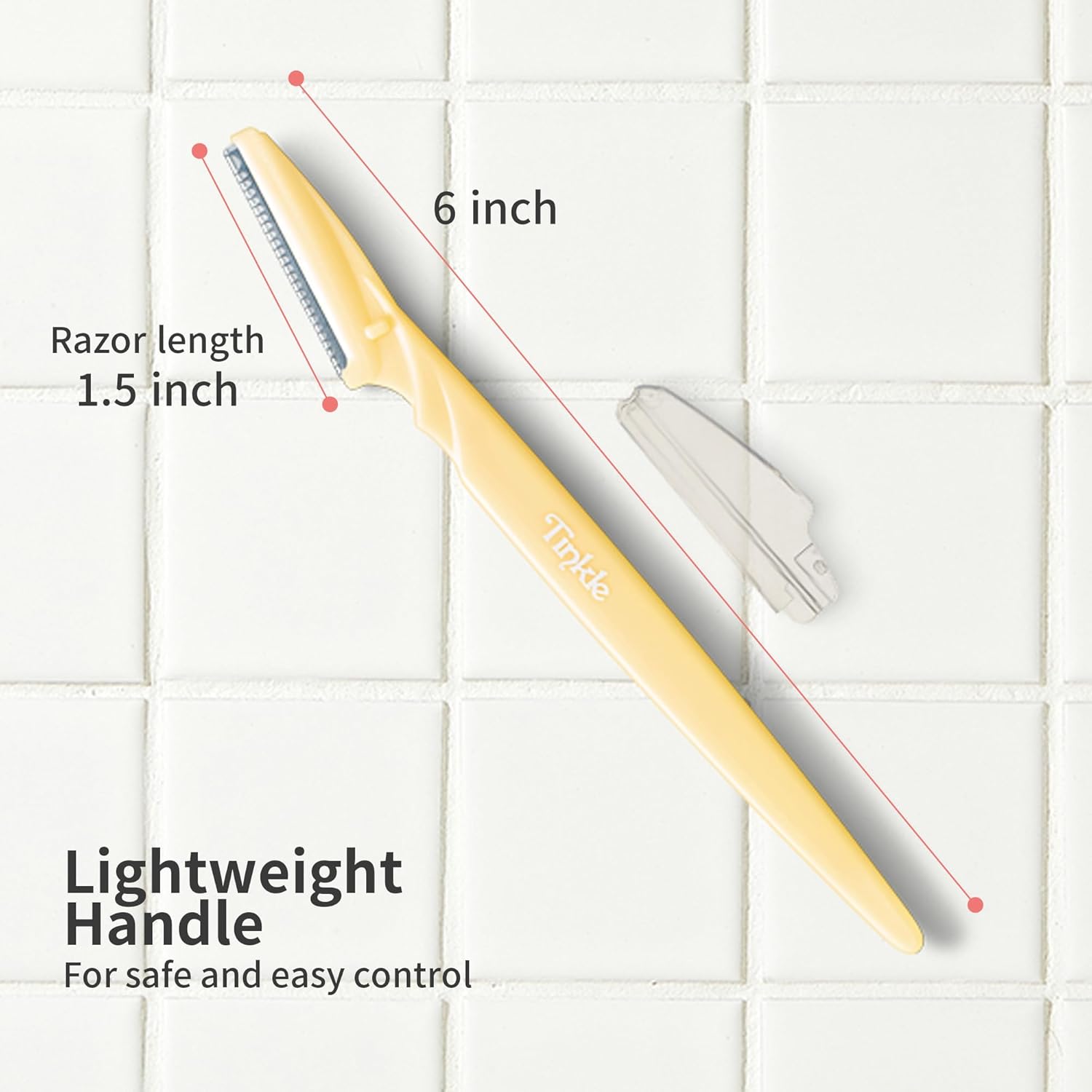 Pack of 3 Tinkle Eyebrow & Facial Hair Razor for Women