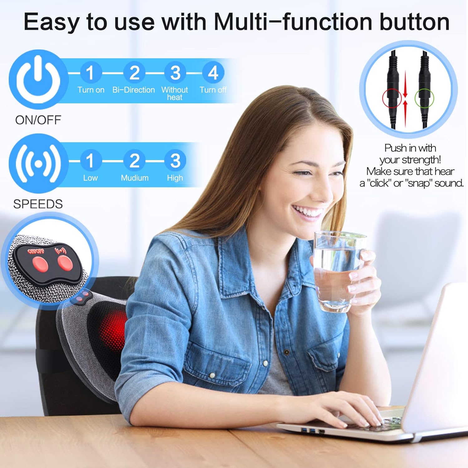 Neck back massager