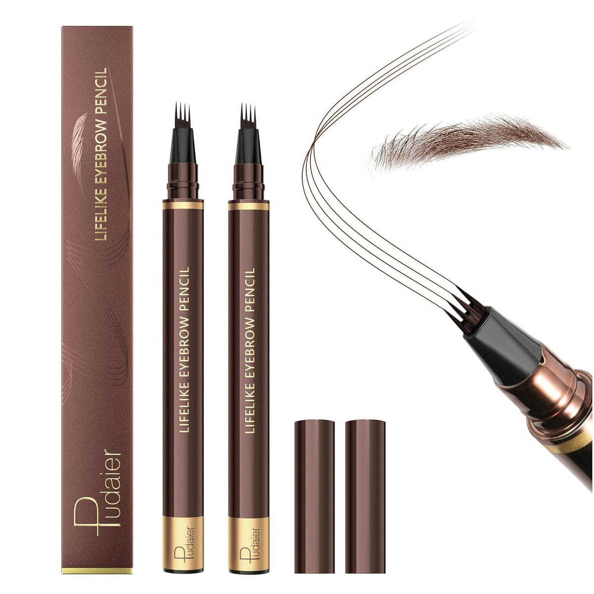 4 Tip Waterproof Eyebrow Pen