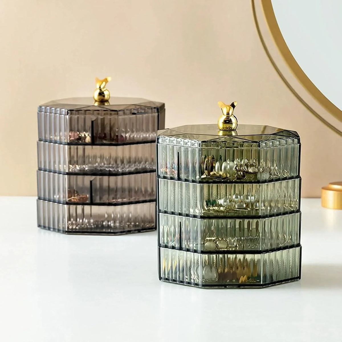 4-Layer Acrylic Jewelry Box