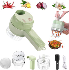 4 in 1 Electric Vegetable Cutter Set