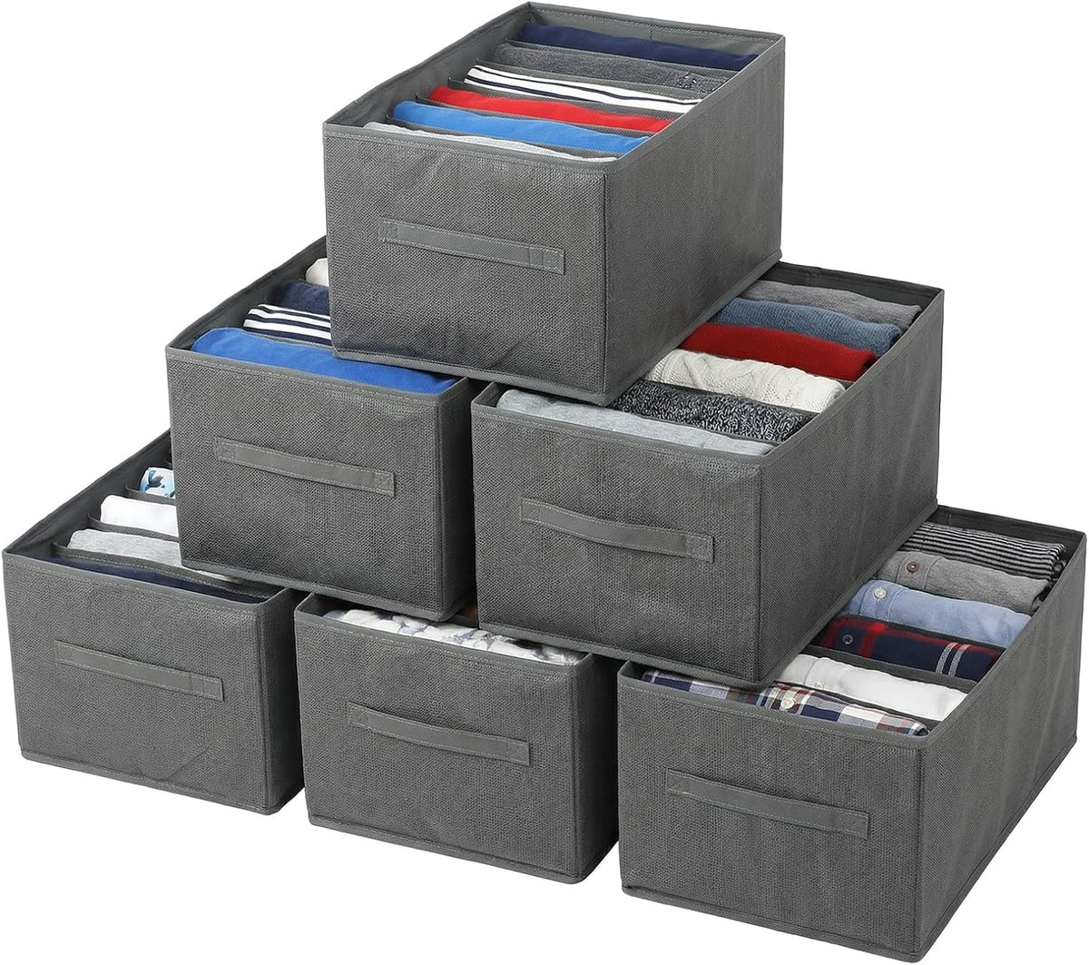 Clothes Organizer with Handle 7 Grids