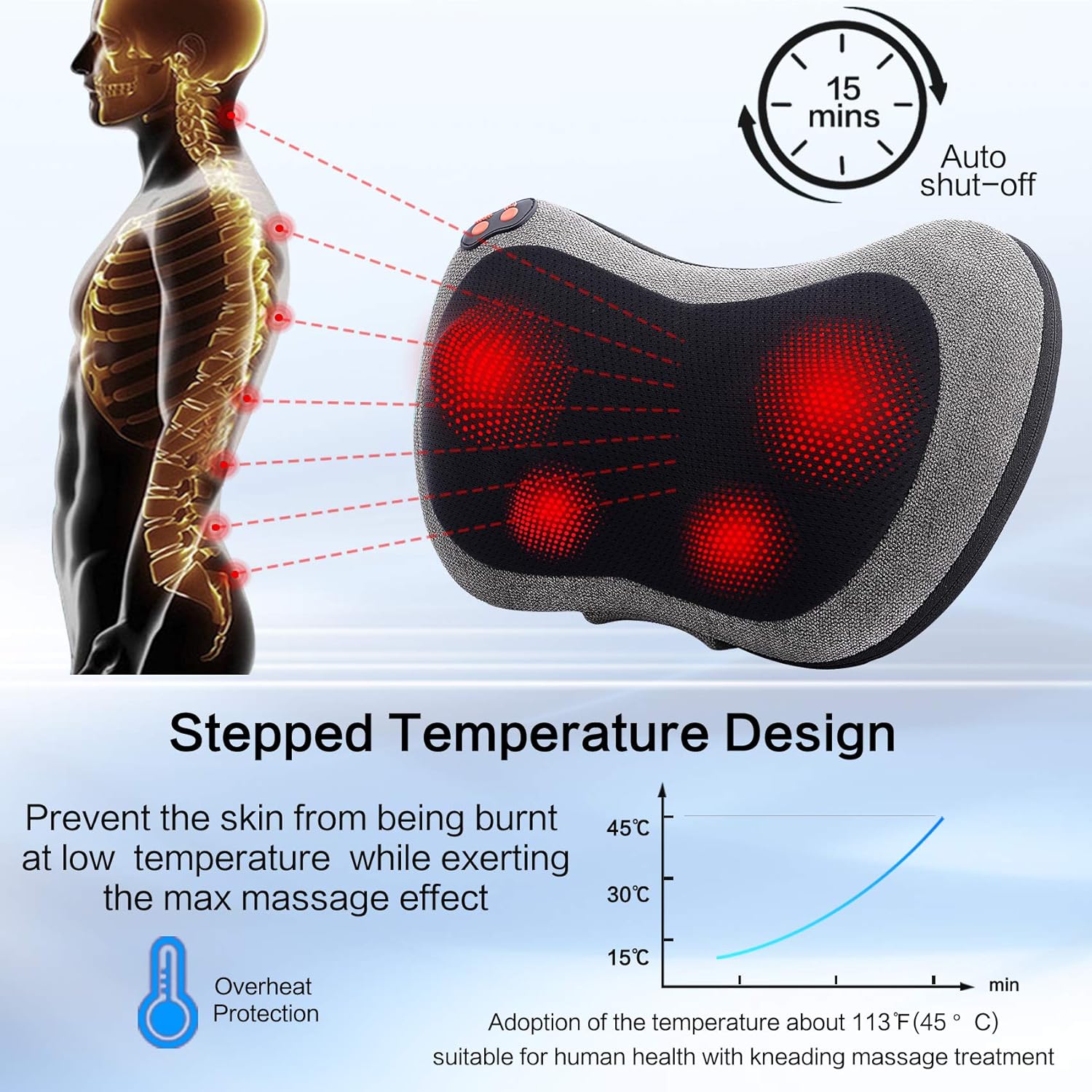 Neck back massager