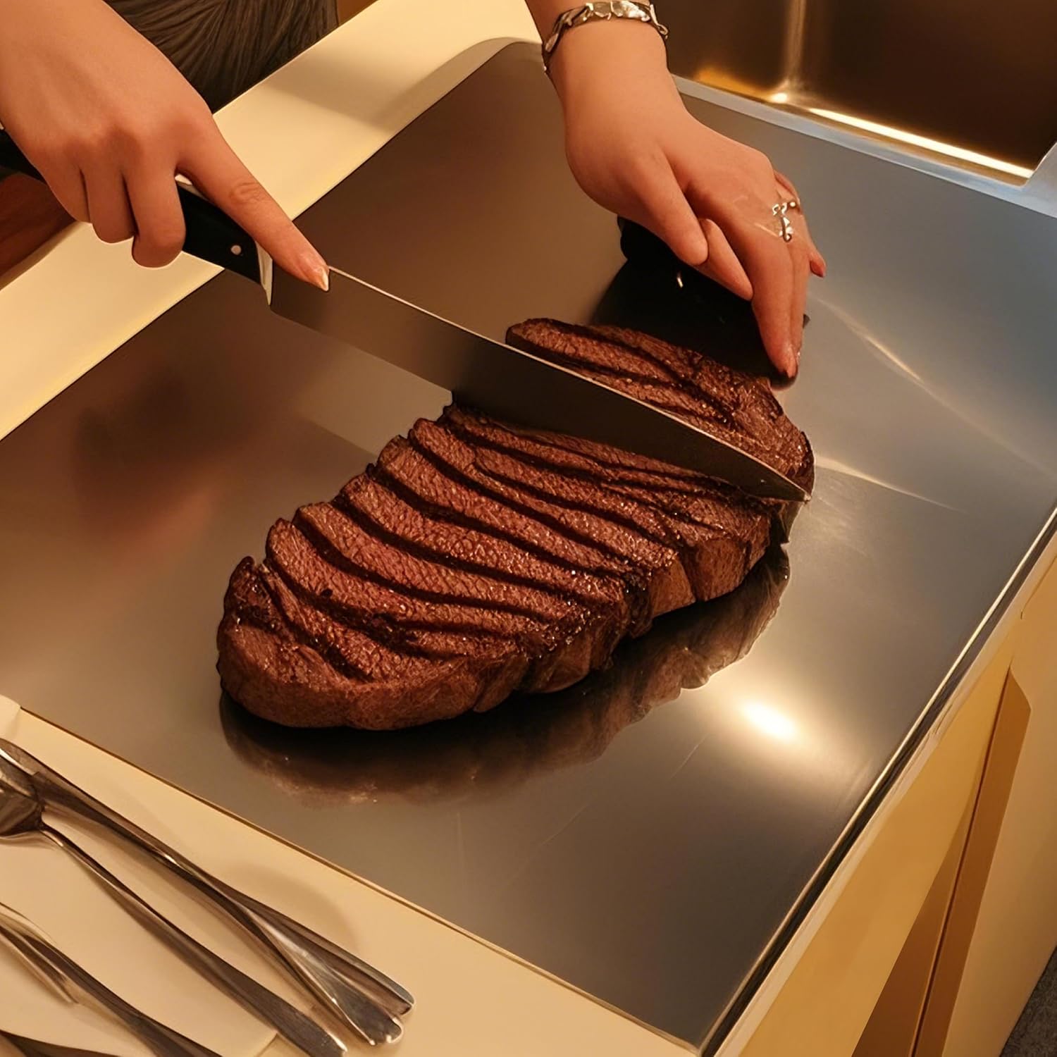 Stainless Steel Cutting Boards for Kitchen