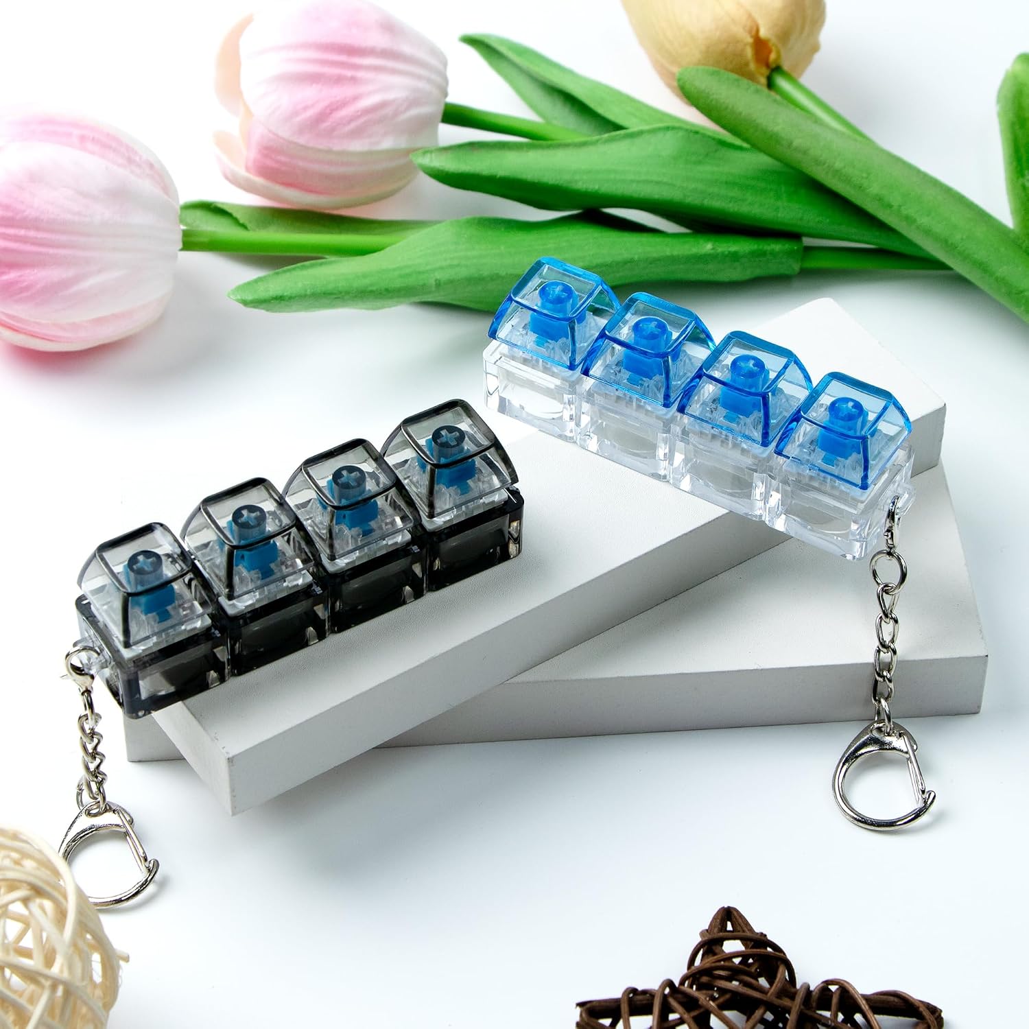 Keyboard Fidget Keychain