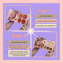 All in One 7 Pages Makeup Book