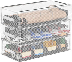 Shoe Storage Box with Steel Frame