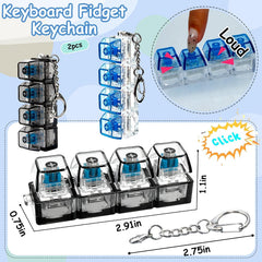 Keyboard Fidget Keychain