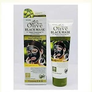 Olive with Milk Whitening Facial Black Charcoal Mask - 120g