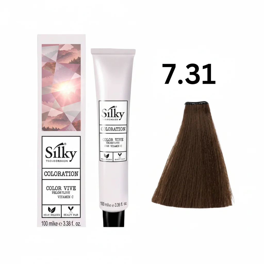 Silky 7.31 Hair Color – 100ml
