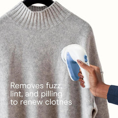 Conair Fabric Shaver and Lint Remover, Battery-Operated Portable Clothes Shaver