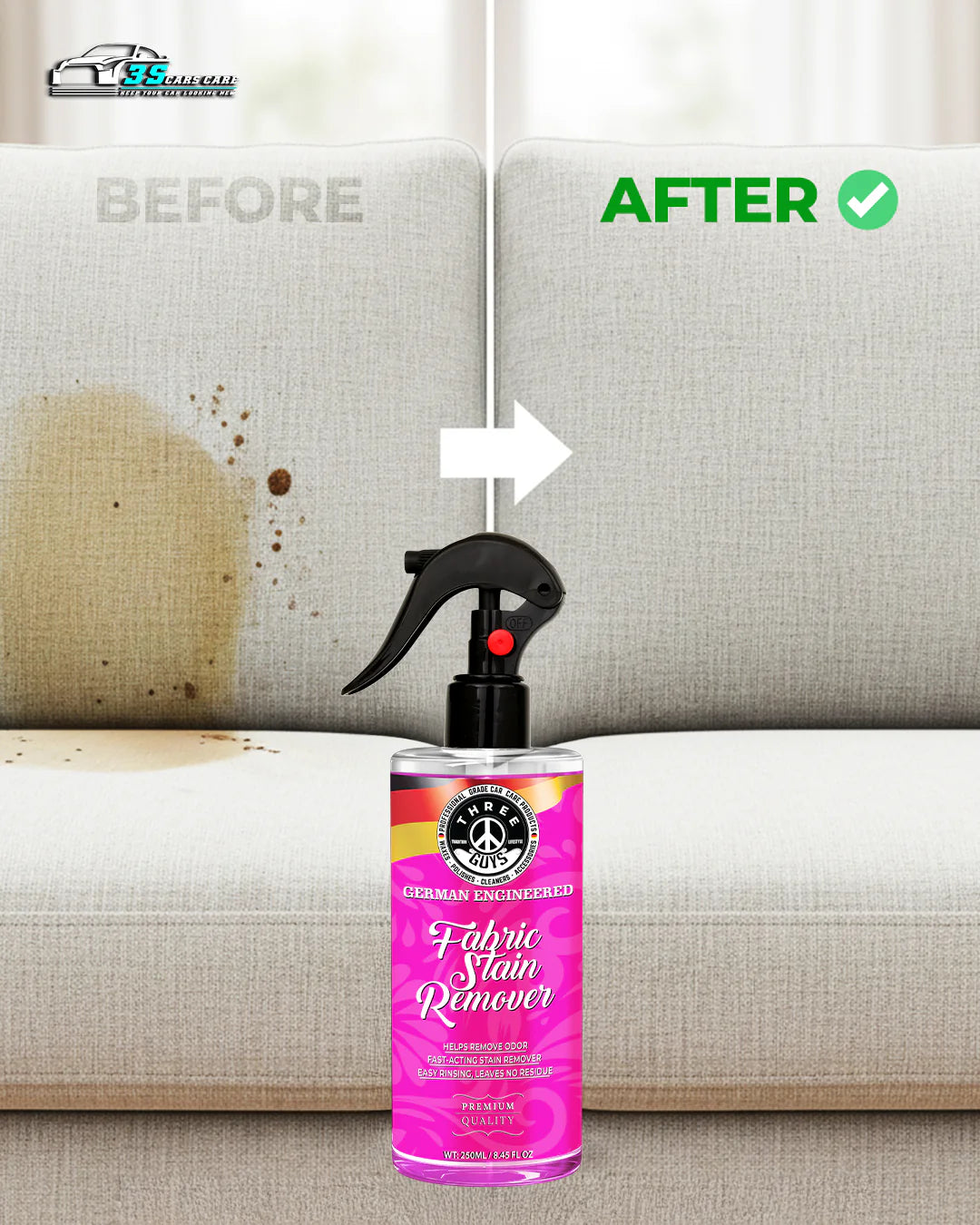 Three Guys Fabric Stain Remover