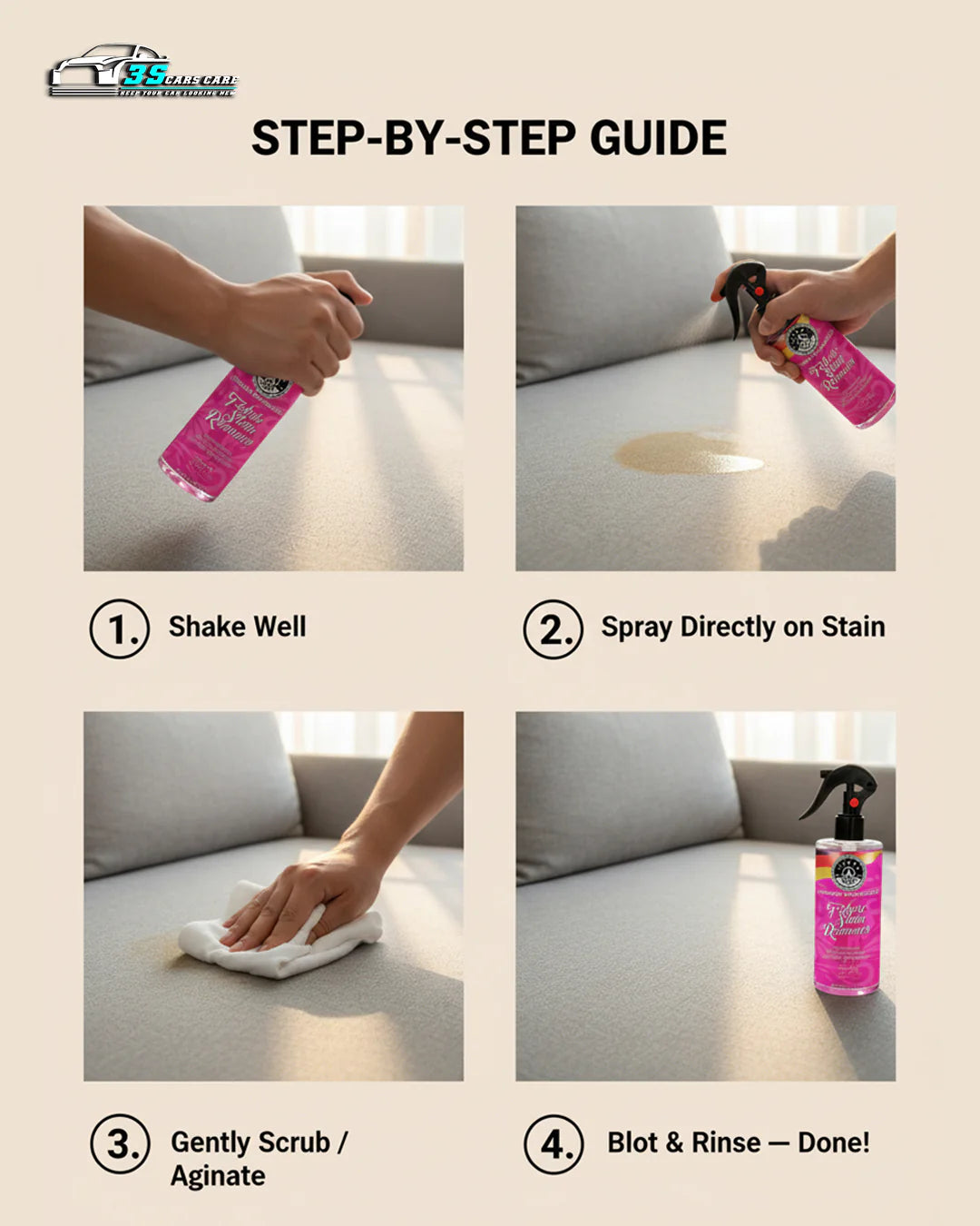 Three Guys Fabric Stain Remover