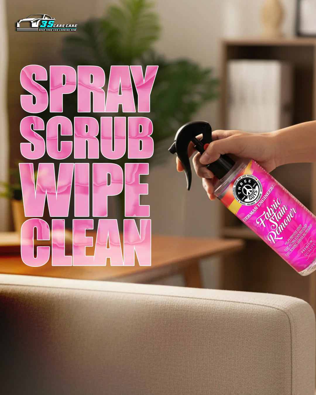 Three Guys Fabric Stain Remover