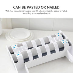 4 in 1 Wall-Mounted Foil, Cling Film & Paper Towel Holder