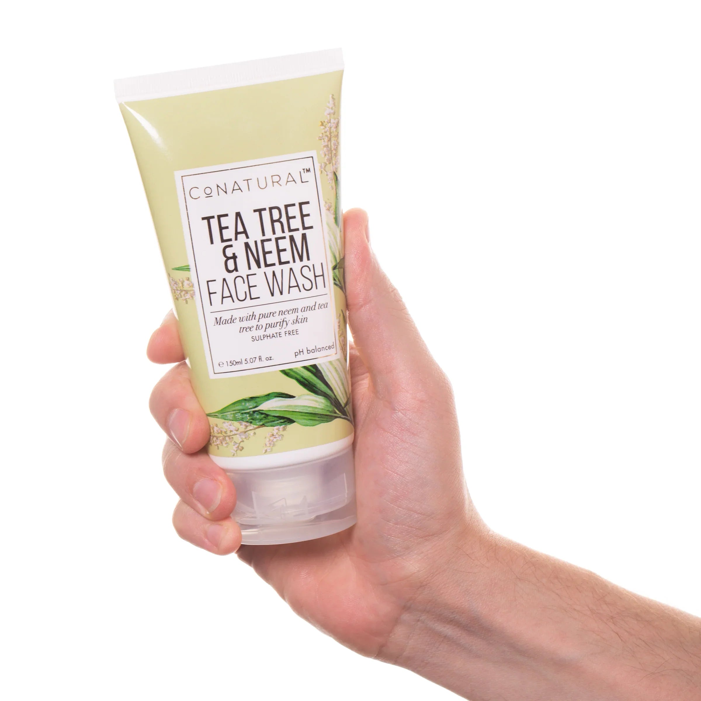 CoNatural Tea Tree & Neem Facewash - 150ml